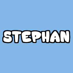 Coloriage prénom STEPHAN