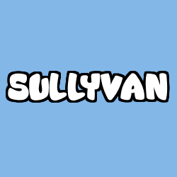 Coloriage prénom SULLYVAN
