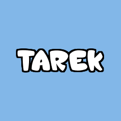Coloriage prénom TAREK