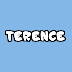Coloriage pr&eacute;nom TERENCE