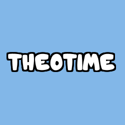 Coloriage prénom THEOTIME