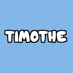 Coloriage prénom TIMOTHE