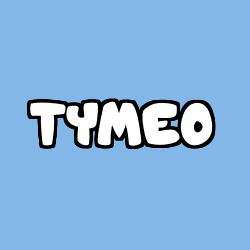 Coloriage pr&eacute;nom TYMEO