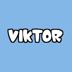 Coloriage prénom VIKTOR