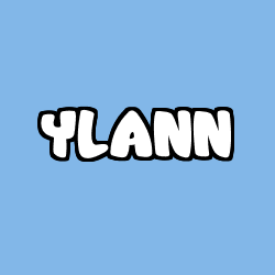 Coloriage pr&eacute;nom YLANN