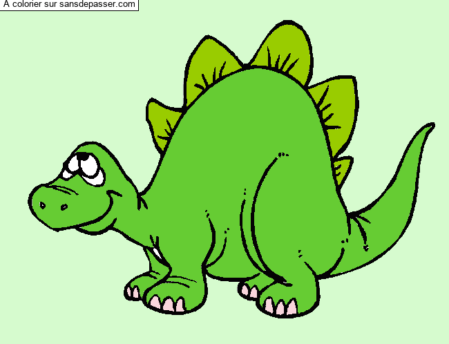 Dinosaure  par un invit&eacute;