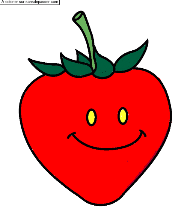 Fraise souriante par floriane_sh