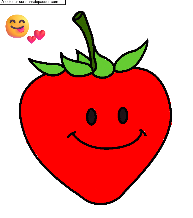 Fraise souriante par Bubble Tea