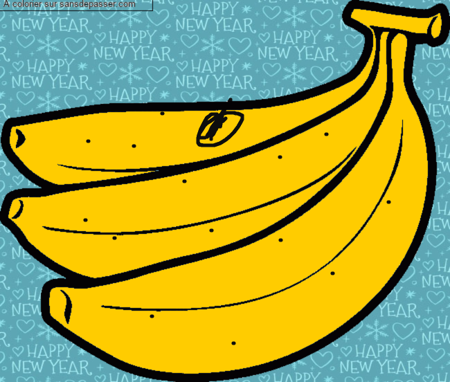 Trois bananes  par un invit&eacute;