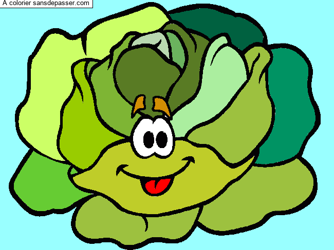 Salade souriante par Rita