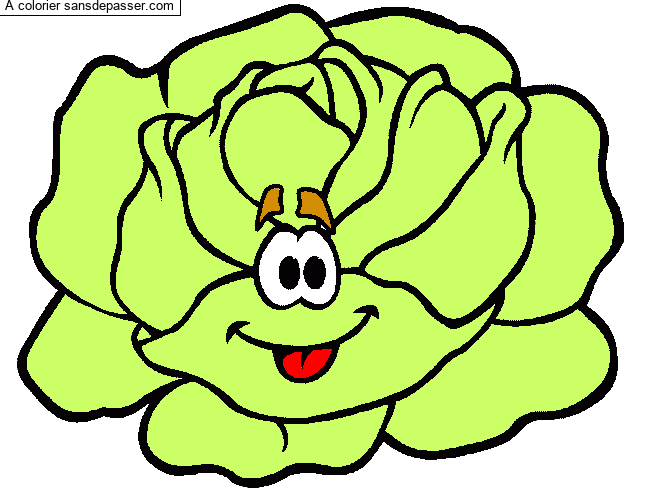 Salade souriante par Rita