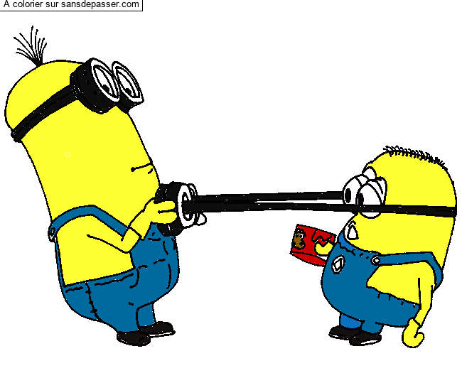 Minion sans lunettes par un invit&eacute;