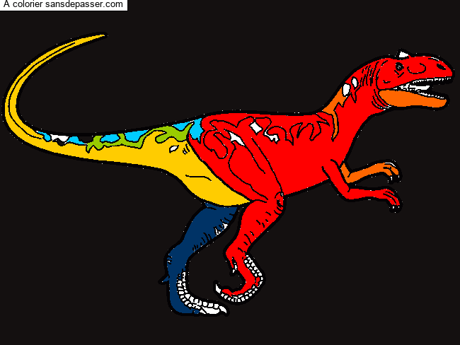 Coloriage Allosaurus