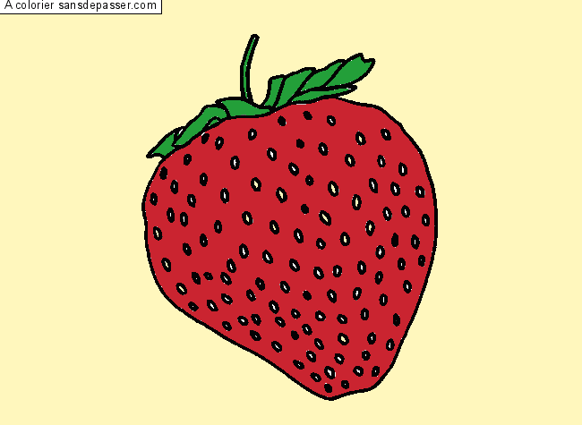 Fraise par un invit&eacute;