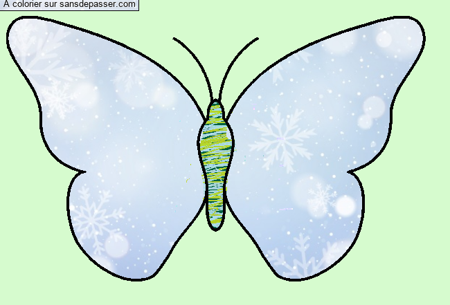 Papillon blanc par un invit&eacute;