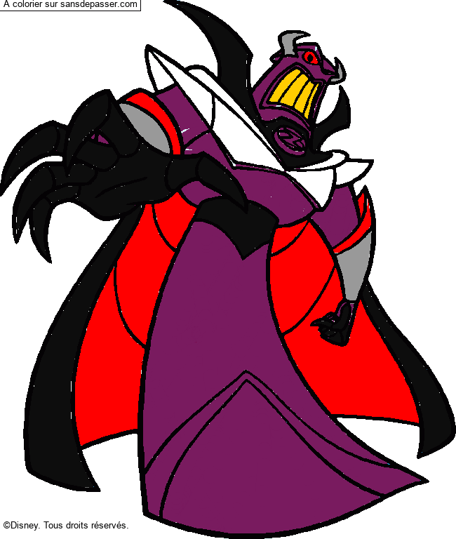 Coloriage L'empereur Zurg par un invit&eacute;