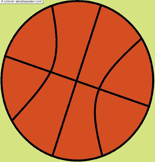 Ballon de basket par un invit&eacute;