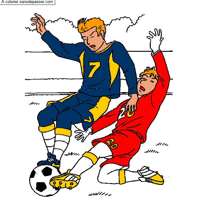 Match de football par un invit&eacute;