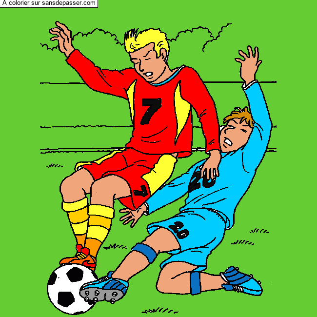 Match de football par un invit&eacute;