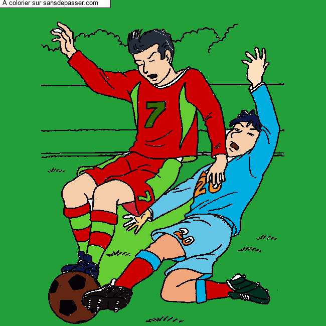 Match de football par un invit&eacute;