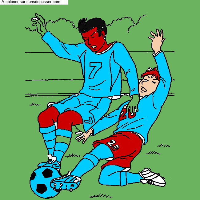 Match de football par un invit&eacute;