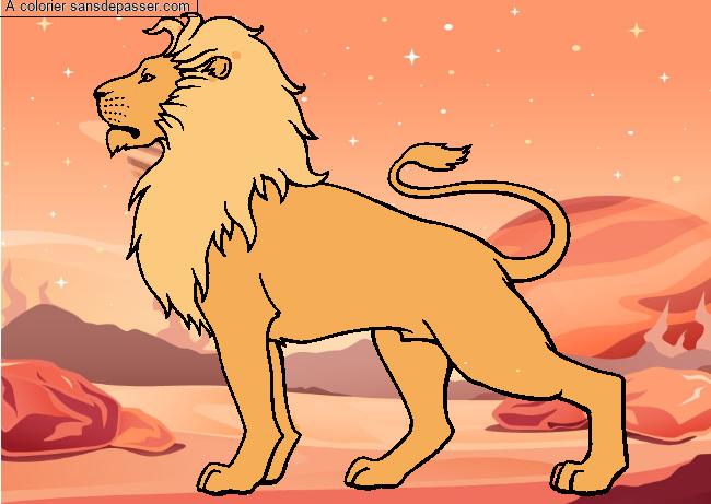 Lion majestueux par Licorne 2010