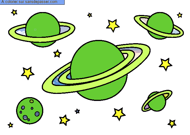 Plan&egrave;tes et &eacute;toiles par un invit&eacute;