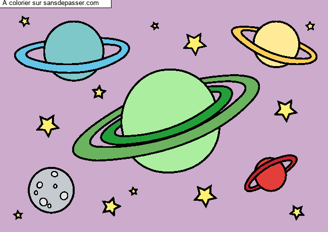 Plan&egrave;tes et &eacute;toiles par un invit&eacute;