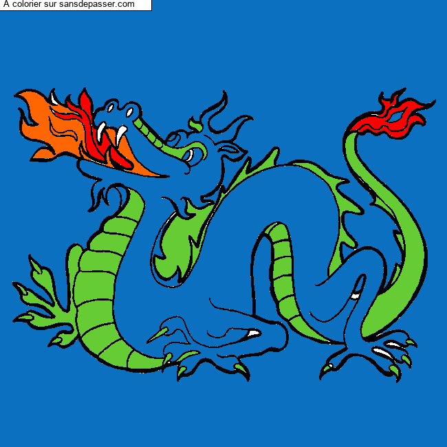Dragon chinois par un invit&eacute;