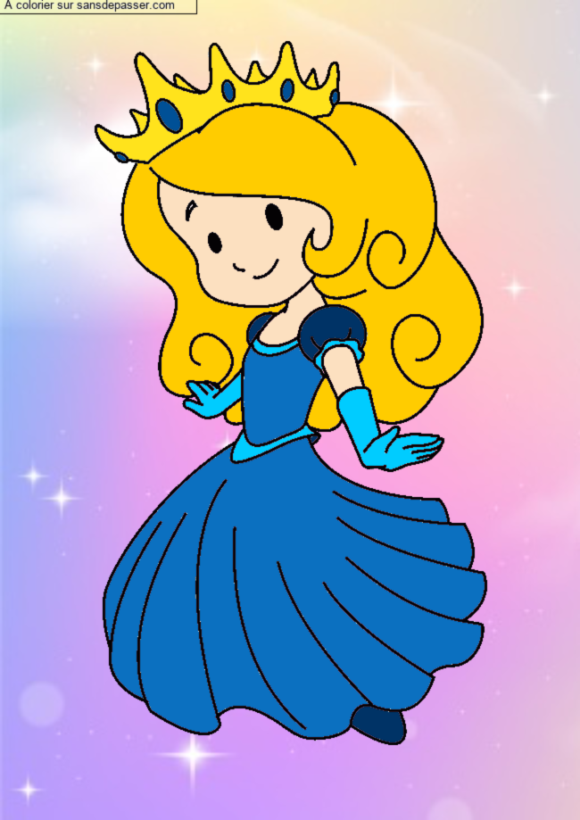 Princesse souriante par Marguerite 