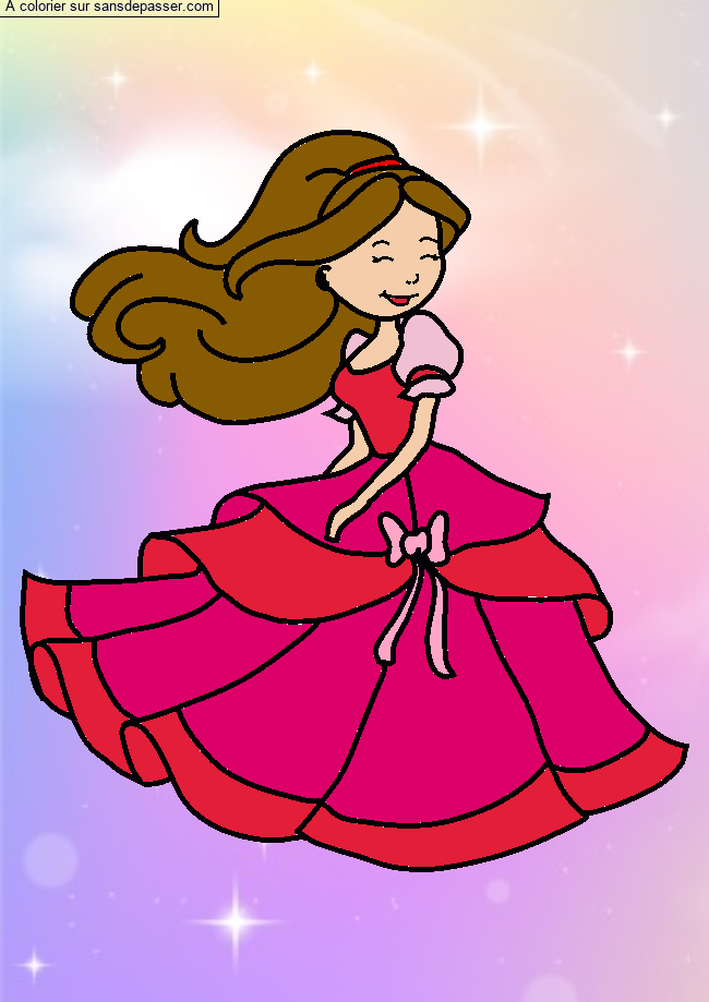 Princesse qui danse par un invit&eacute;