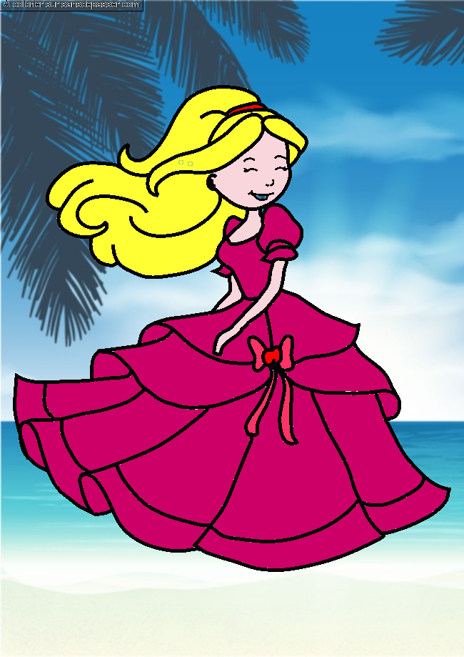 Princesse qui danse par un invit&eacute;