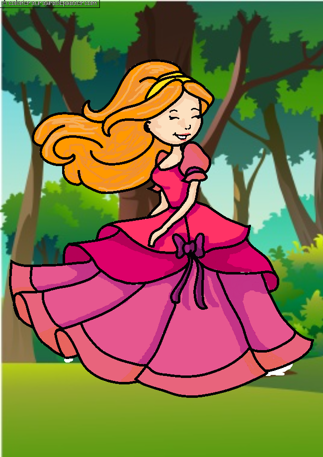 Princesse qui danse par un invit&eacute;
