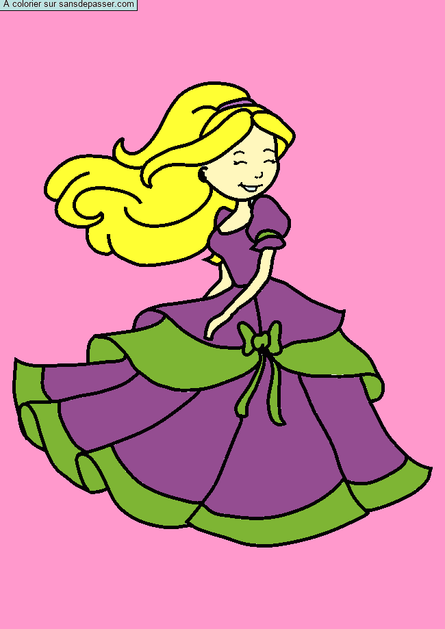 Princesse qui danse par un invit&eacute;