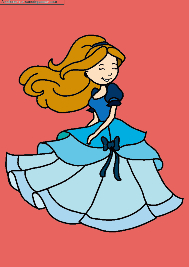 Princesse qui danse par un invit&eacute;