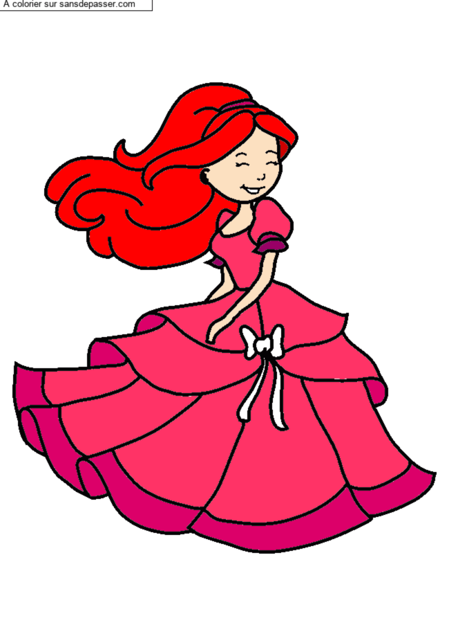 Princesse qui danse par un invit&eacute;