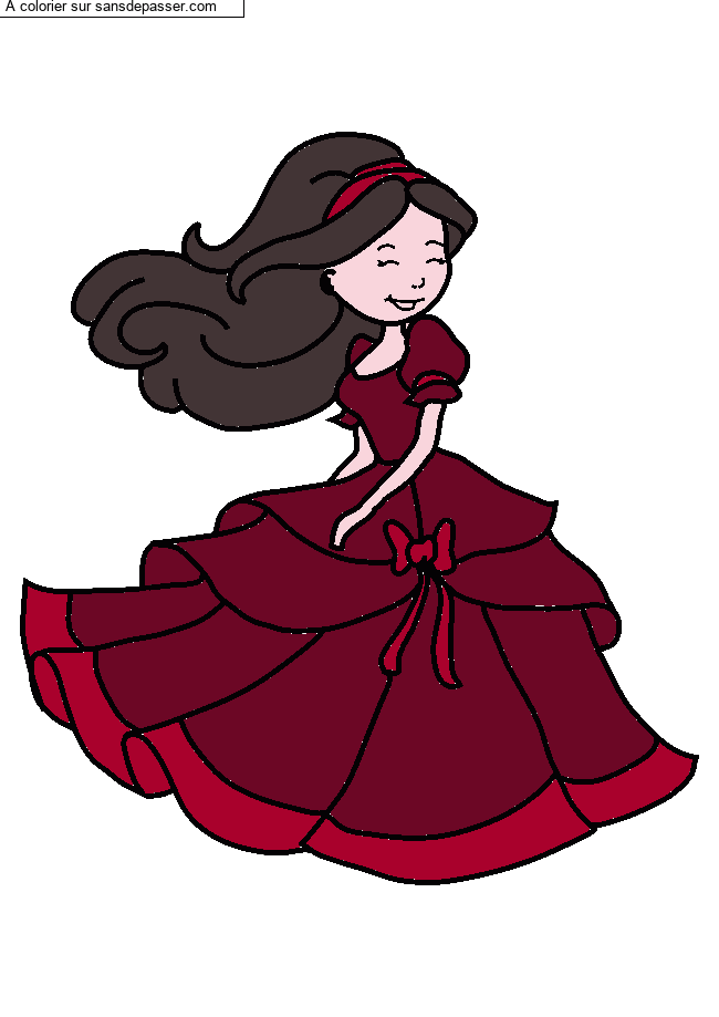 Princesse qui danse par un invit&eacute;