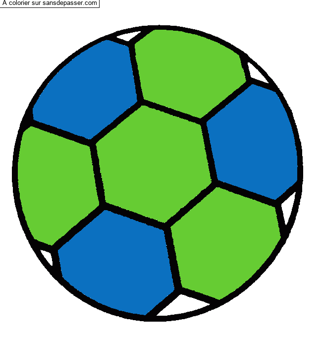Coloriage Ballon de foot