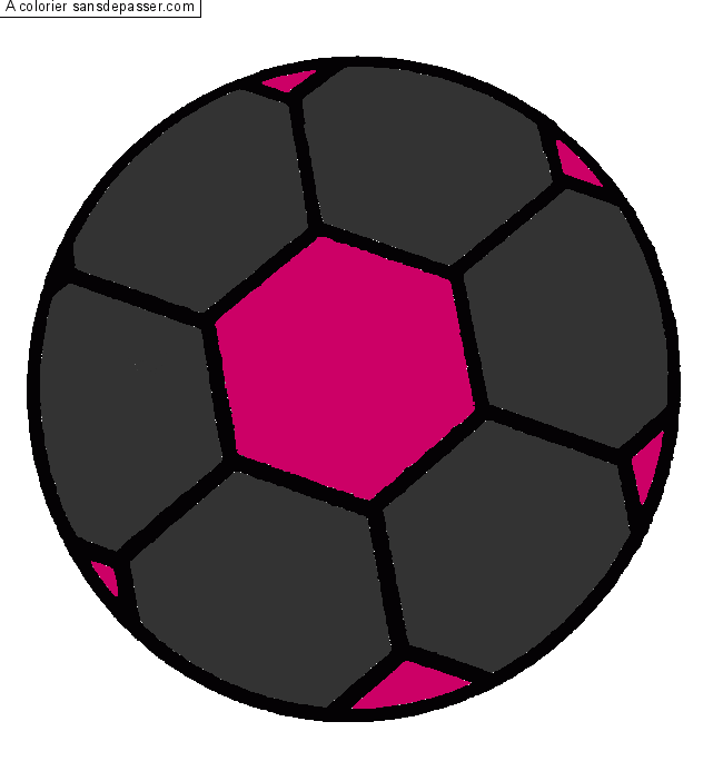 Coloriage Ballon de foot