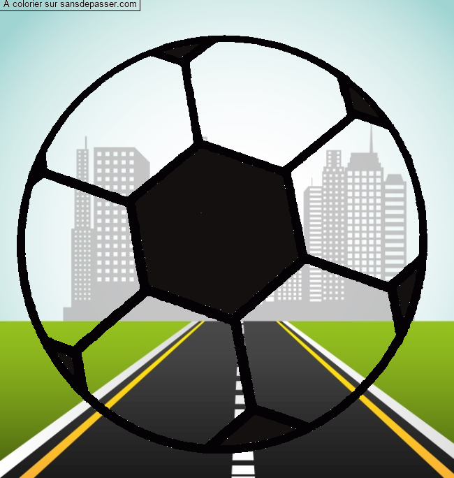 Ballon de foot par un invit&eacute;