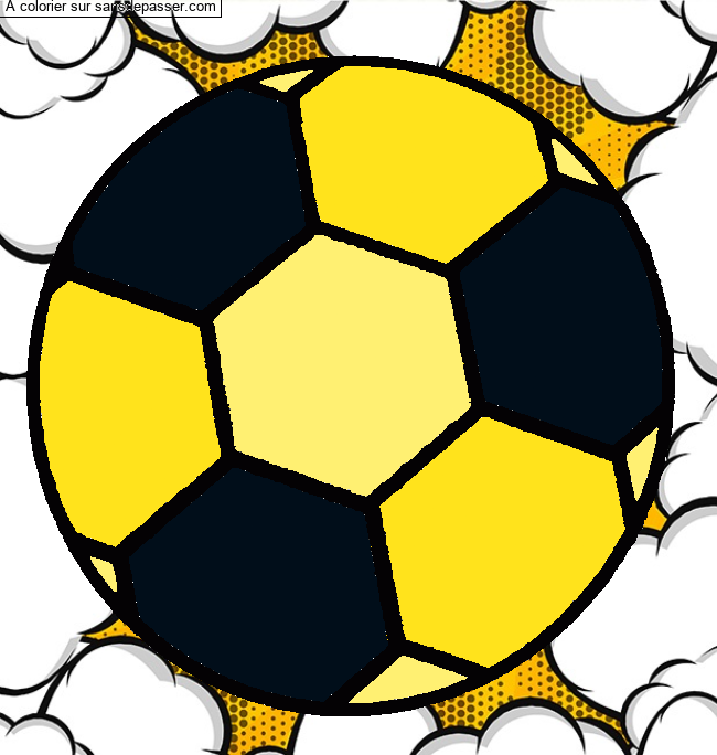 Ballon de foot par un invit&eacute;