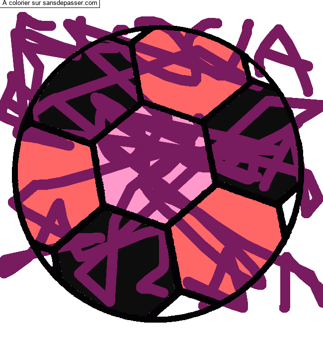 Ballon de foot par un invit&eacute;