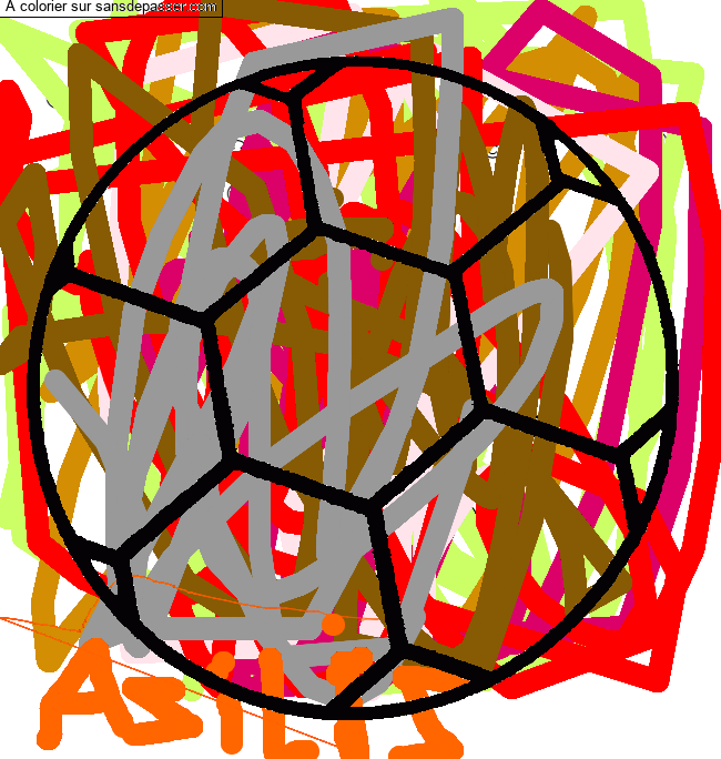 Ballon de foot par un invit&eacute;