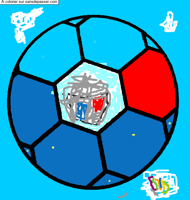 Ballon de foot par un invit&eacute;