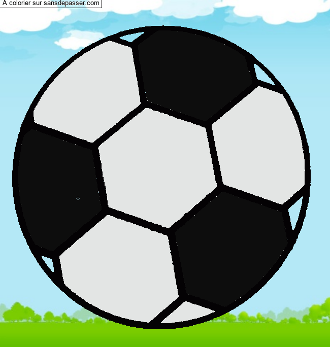 Ballon de foot par un invit&eacute;