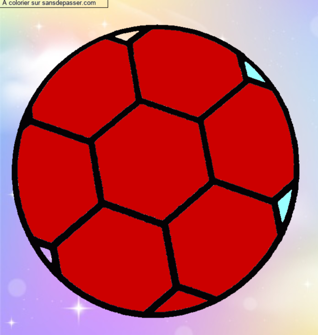 Ballon de foot par un invit&eacute;