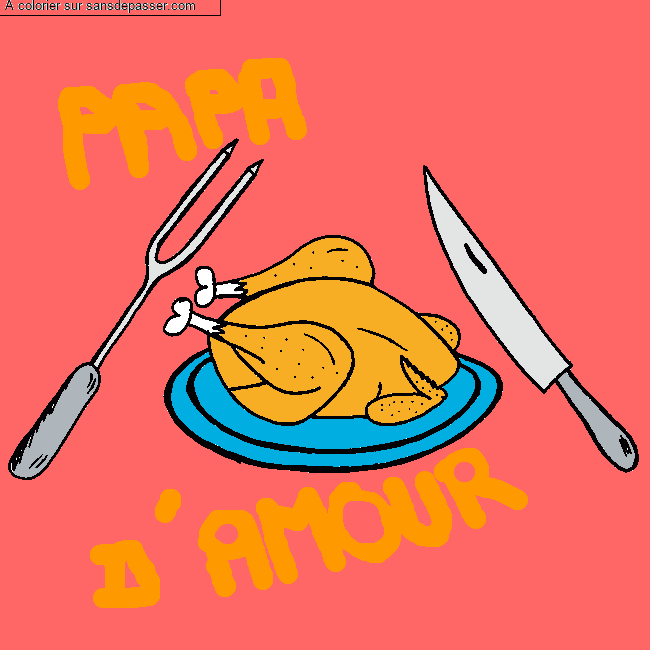 Poulet r&ocirc;ti par un invit&eacute;