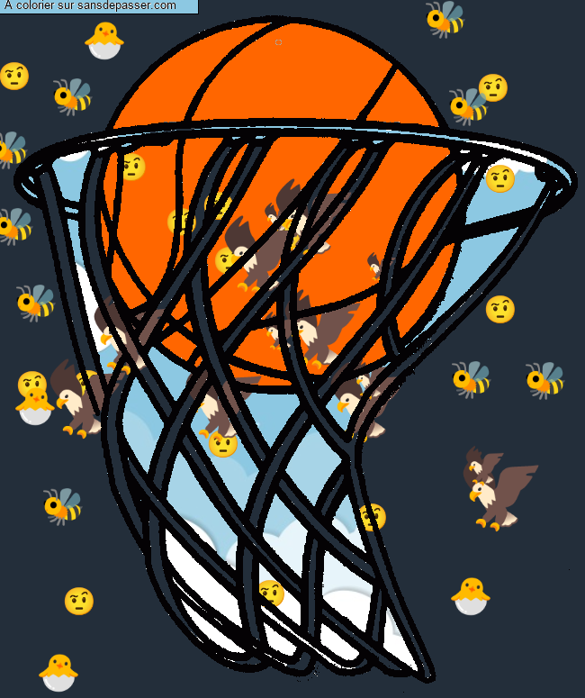 Panier de basketball par kellychouchou