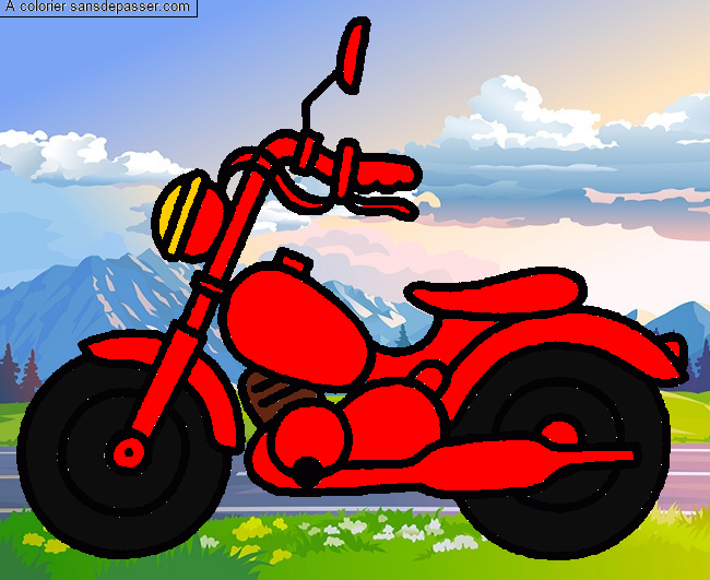 Moto par un invit&eacute;
