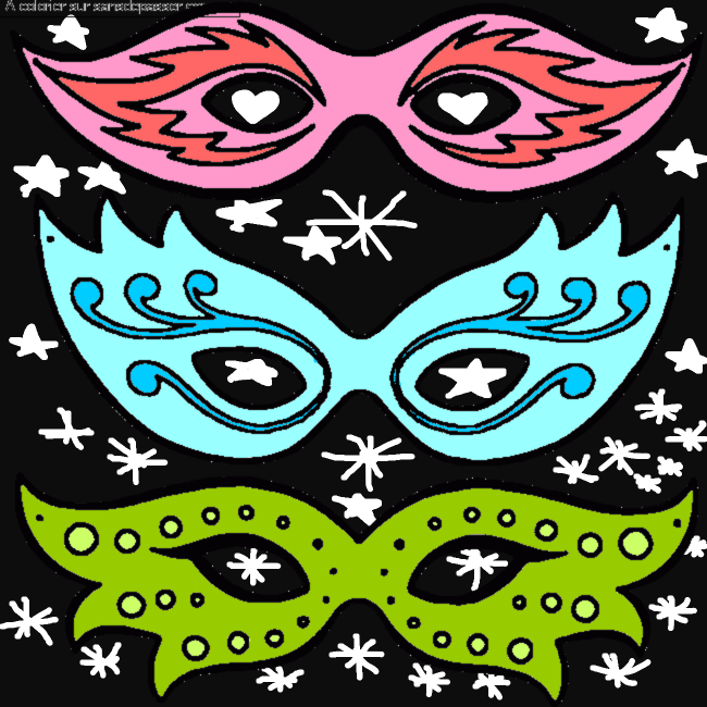 Masques de Carnaval par un invit&eacute;